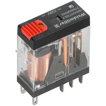 Weidmuller pārslēdzējrelejs 24VAC 5A 2CO LED TEST 