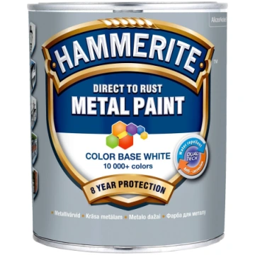 METĀLA KRĀSA HAMMERITE SMOOTH BC 0.65L Buvmix