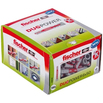 Fischer DUOPOWER 6 x 50 enkurplugs FISCHER FIXINGS