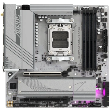Gigabyte B650M A ELITE AX ICE Processor family AMD