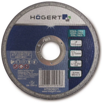 Griezējdisks metālam 125*1.0mm Hogert