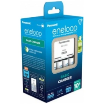 Panasonic Eneloop Smartplus Baterijas Lādētājs + 4