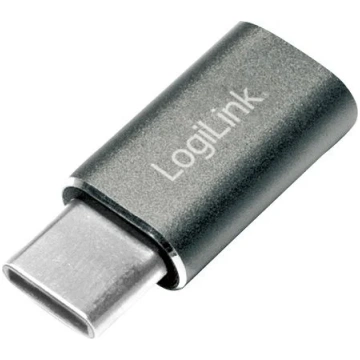 Adapteris Logilink, Micro USB/USB 3.1 type C, sudr