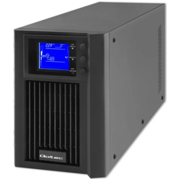 Qoltec Online UPS, Pure Sine Wave, 2 kVA, 1.6 kW,
