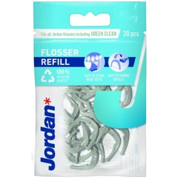 Zobu diegs Jordan Easy Clean Flosser, 20 gab