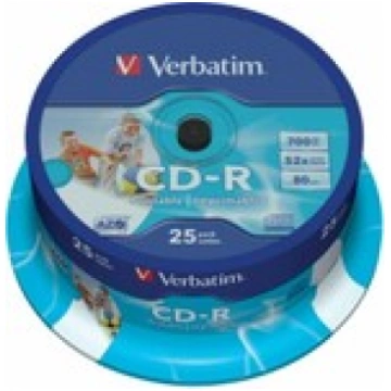 Matricas CD-R AZO Verbatim 700MB 1x-52x Wide Print