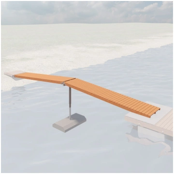 Koka uzejas laipa 1.2m x 6.0m ponton.lv