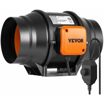 VEVOR 152.4mm kanāla ventilators 550 m³/h ar mainā