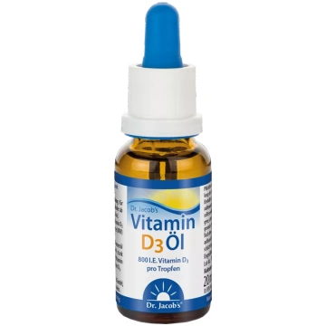 DR.JACOBS D3 vitamīns (800 SV) pilieni, 20 ml