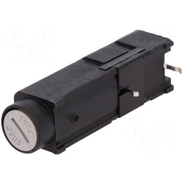 Fuse holder | cylindrical fuses | Mounting: THT | 