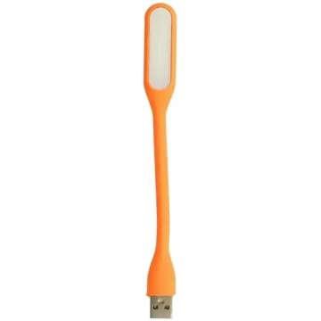 Mini LED lampa silikona USB oranža OEM