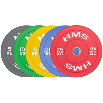 Olimpiskais svaru disks CBR Bumper HMS - 5 kg 1323