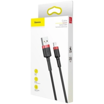 CABLE LIGHTNING TO USB 2M/BLACK CALKLF-C19 BASEUS 
