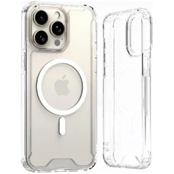 Clear Corner Case MagSafe for iPhone 16 Plus - tra