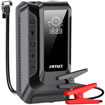 Pārnēsājams 4in1 palaišanas starteris/LED/gaisa ko