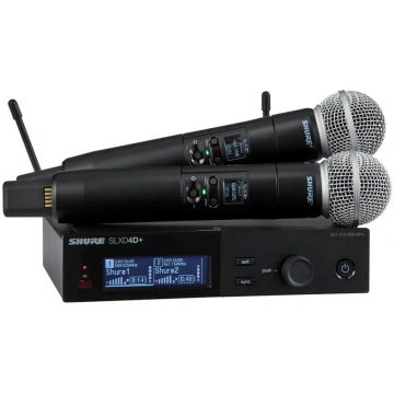 Shure SLXD24D+E/58-G65 - dual digital wireless sys