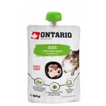 Gardums kaķiem – Ontario Duck Fresh Meat Paste 90g