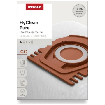 MIELE HyClean Pure CO dust bags, 4-pack (12557080)