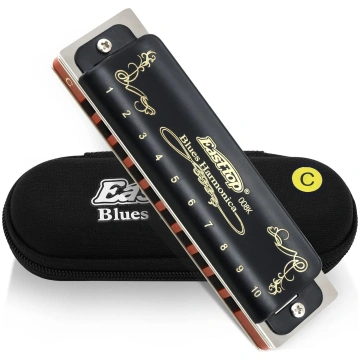 Mutes Harmonika East top T008K 10 Holes Profession