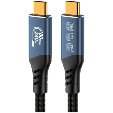 USB4™ Version 2.0 kabelis PREMIUMCORD 80 Gbps, 16K