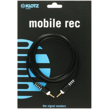 KLOTZ Stereo Cable black 1,5m TRS (Jack) kabelis A