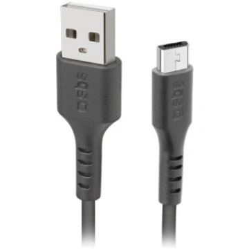 Data cable USB 2.0 - Micro USB Black SBS LTHL200