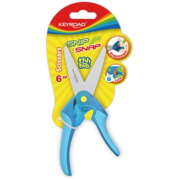Šķēres Keyroad Easy-open 13cm, asorti