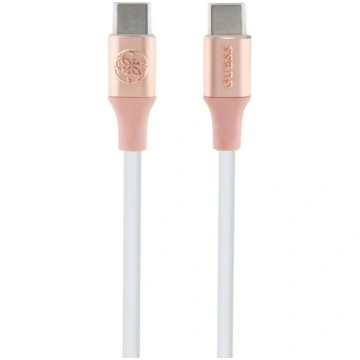 Guess Embossed Logo USB-C / USB-C kabelis 1.5m, ro