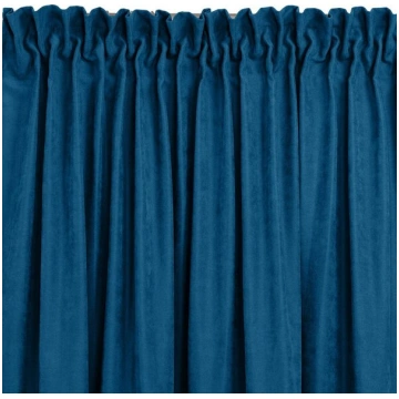 Aizkari no šenila 220×245 cm indigo krāsā Homede