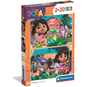 Clementoni 24827 Super Color Dora puzle, 40 gabali