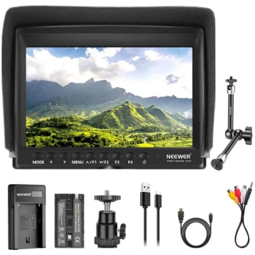 Neewer F100N-MA Camera Monitor + USB Battery Charg