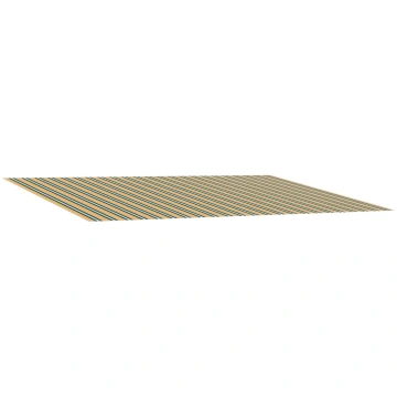 Markīzes rezerves audums zaļš un dzeltenš 300 x 25