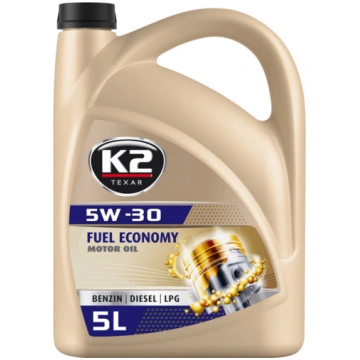 Motoreļļa K2 5W - 30, daļēji sintētiska, 5 l