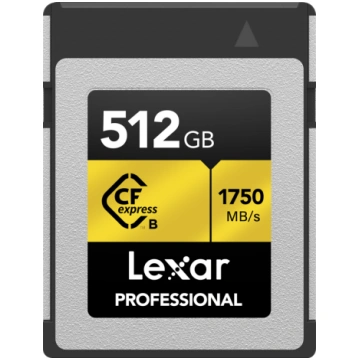 Lexar 512GB CFexpress Pro Gold R1750/W1000 Type B