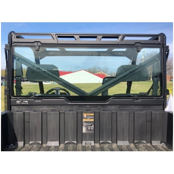 Full Size Polaris Ranger Rear Glass Windshield / C