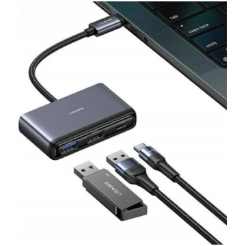 HUB USB Usams USAMS Adapter HUB 5w1 USB 2.0/USB 3.