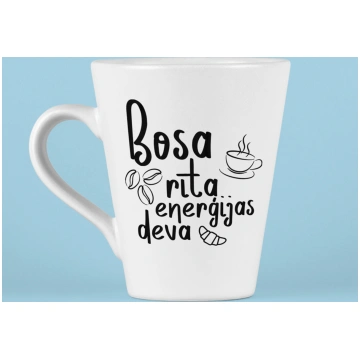 Latte krūze "Bosa rīta enerģijas deva"