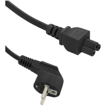 Vads Qoltec AC Power Cable 3pin AC, IEC320 C5, 1.4