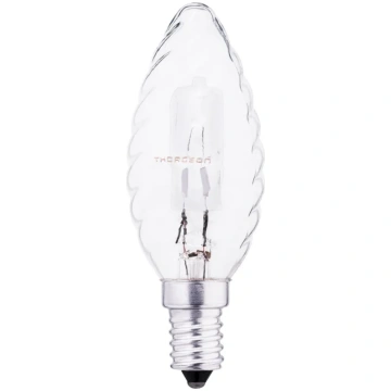 Halogēna spuldze 28W E14 BF35 240V svečturis ar vī