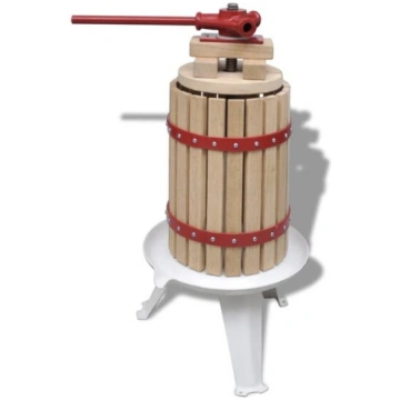 Manuālā sulas spiede, augļu smalcinātājs, 6 L vida
