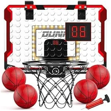 TEMI iekštelpu basketbola grozs, LED gaismas mini 
