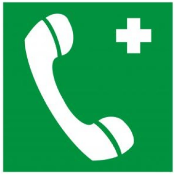 Uzlīme "Telefons neatliek.medicīnas pal.izsaukšana