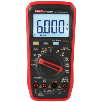 Uni-T Digitālais multimetrs UT18B MAX, 6000 disple