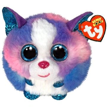 TY Beanie Balls haskijs pufīgs CLEO daudzkrāsnains