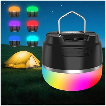 LED kempinga laterna – uzlādējama, 1000 lm jaudīga