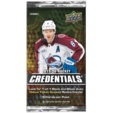 2025/26 Upper Deck Credentials Hockey Hobby Box Bo