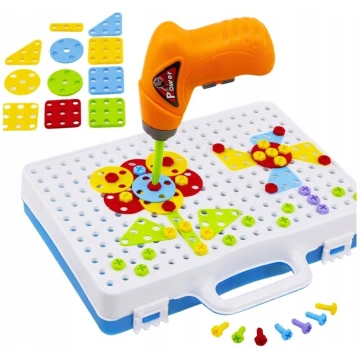 Komplekts Puzzle Klucīši Izglītojošie Ar Skrūvgrie