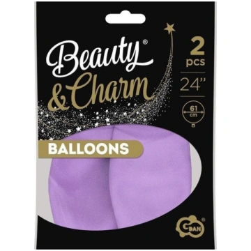 Balonu komplekti apaļš GoDan Beauty & Charm, viole