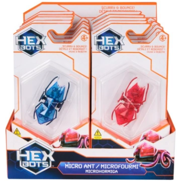 HEX BOTS Interaktīvā rotaļlieta Mikroskudra (60715