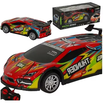 RoGer Toy Sport Car RC with Light effect 1:18 (RO-